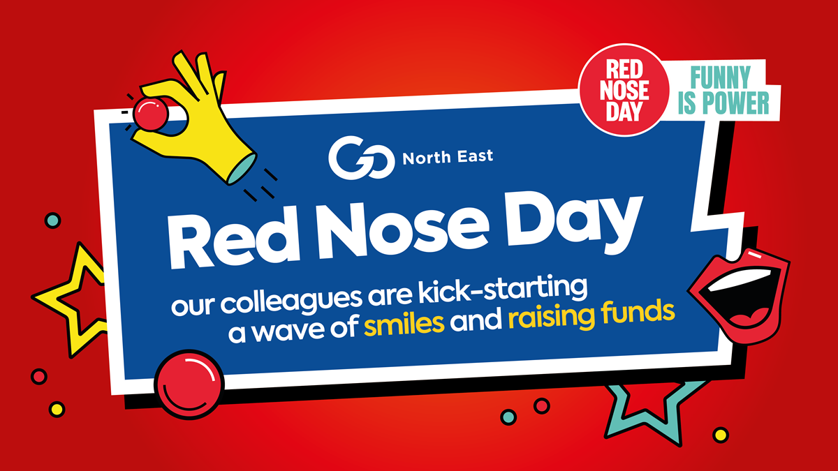 Go North East kickstarts a wave of smiles and raises funds for Red